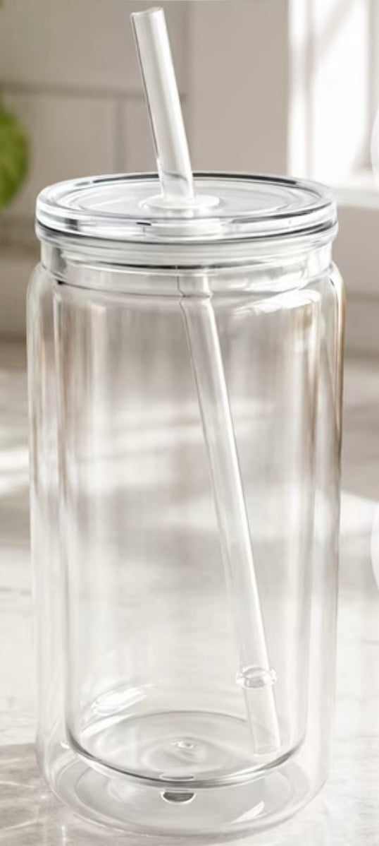 16oz Acrylic SnowGlobe Tumbler