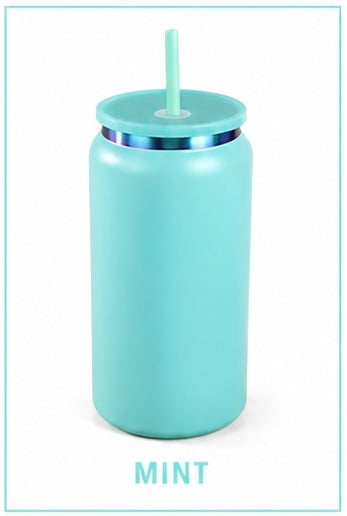16oz Stainless Steel Tumbler (Mint)