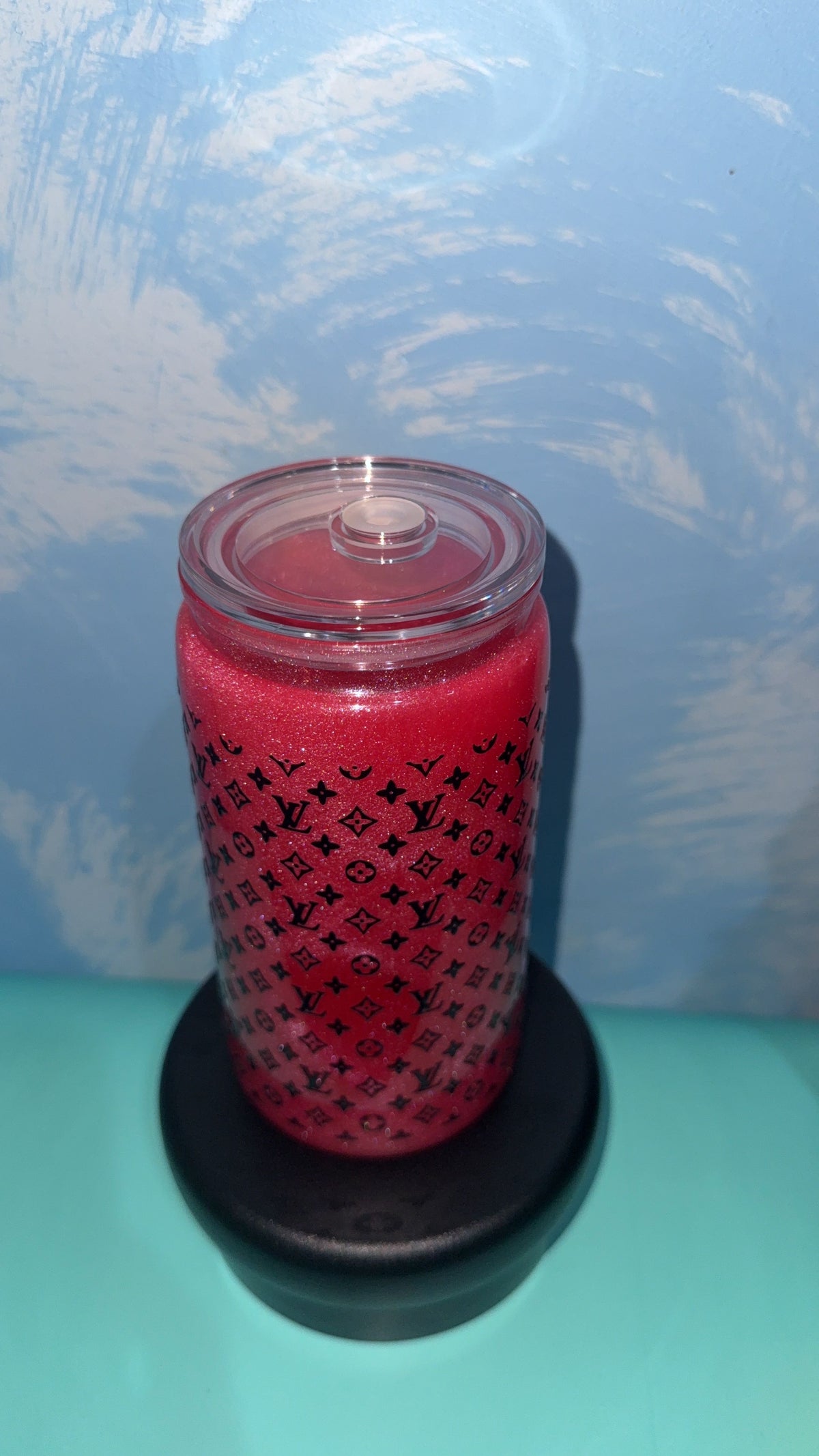 Pink Cat-eye 16oz Acrylic Tumbler
