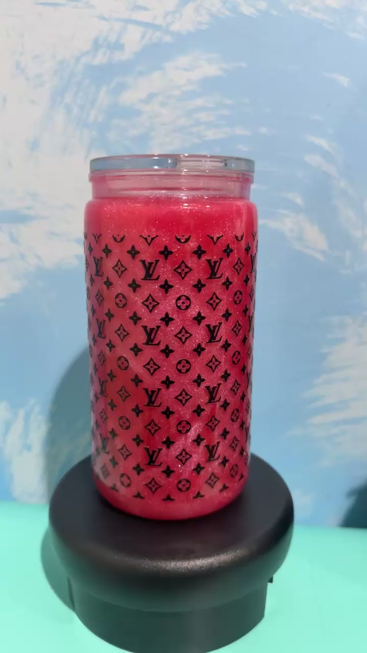 Pink Cat-eye 16oz Acrylic Tumbler